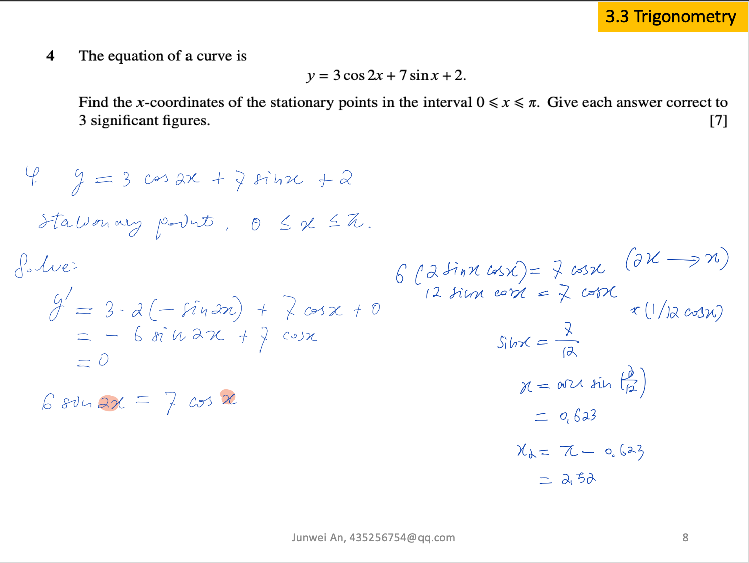 A level paper 3 pure math vs ib dp math aa hl 9709 s15 qp 31 