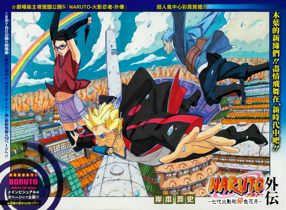 整理 Naruto到boruto漫画和动画发行时间整理 哔哩哔哩