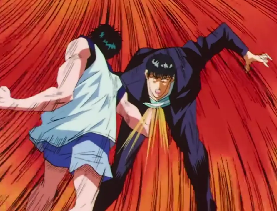 灌篮高手 流川枫的打架能力一直被低估了 实际和水户不相上下 哔哩哔哩