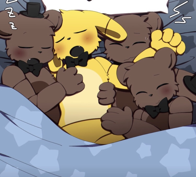 fnaf美图分享一一彩色画稿