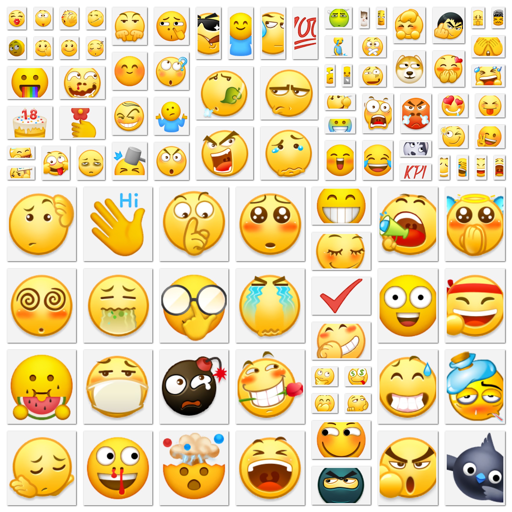 微信表情含义图解大全2022（emoji表情对照表）_商机洞察