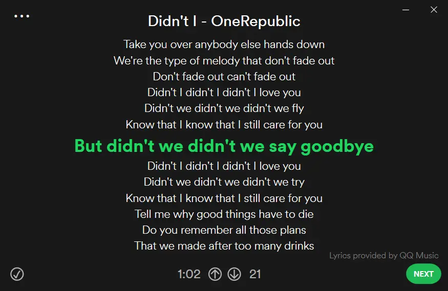 Lyricify】为Spotify、QQ音乐、网易云音乐提供u201c滚动u201d歌词! - 哔哩哔哩