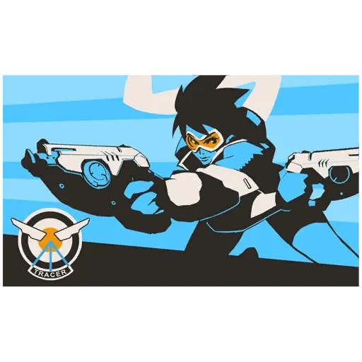 守望先锋 猎空 喷漆