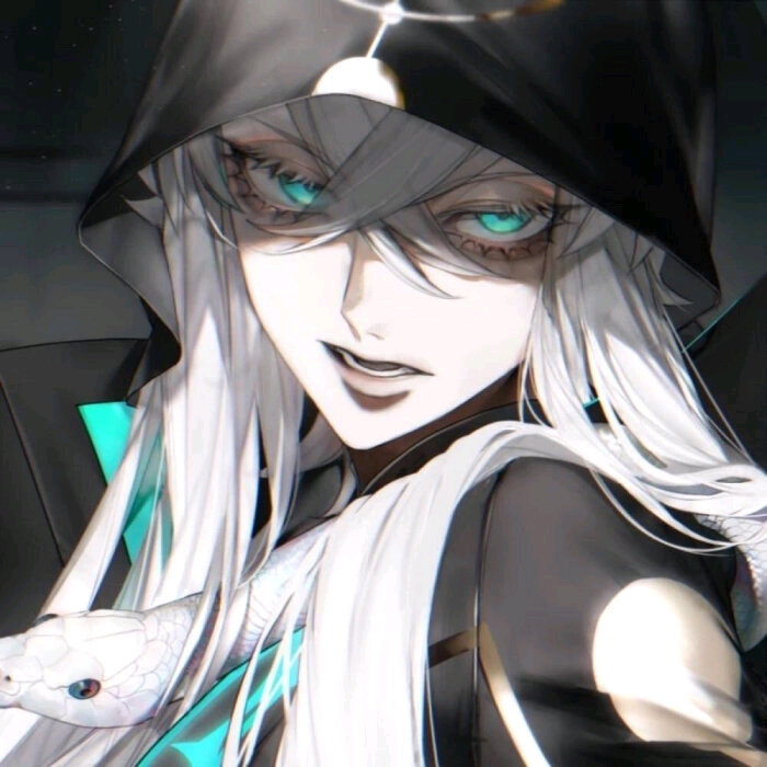 温柔至极的白发少年