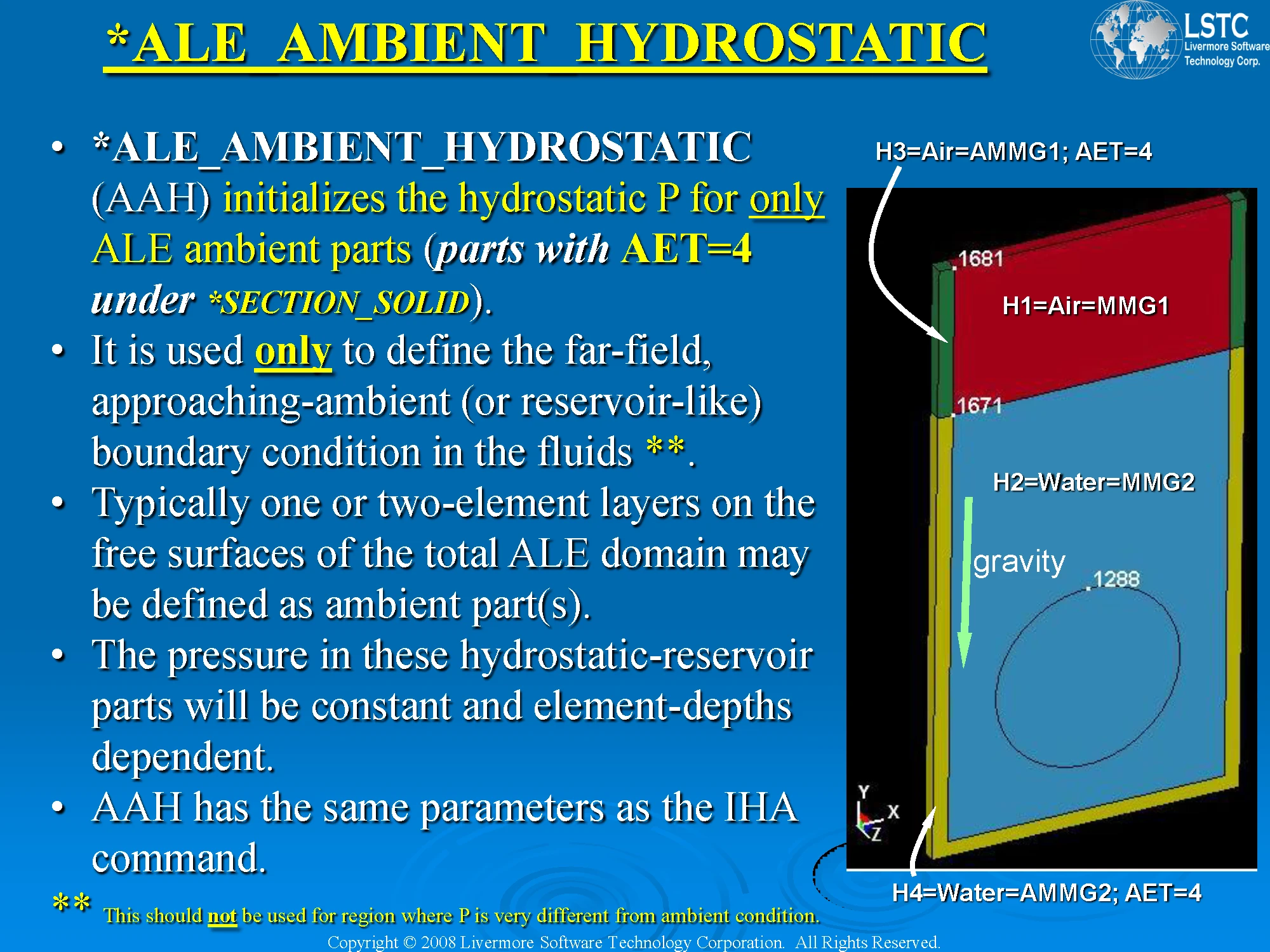 LSDYNA_静水压_*INITIAL_ALE_HYDROSTATIC_ALE_AMBIENT_HYDROSTATIC Ian 哔哩哔哩
