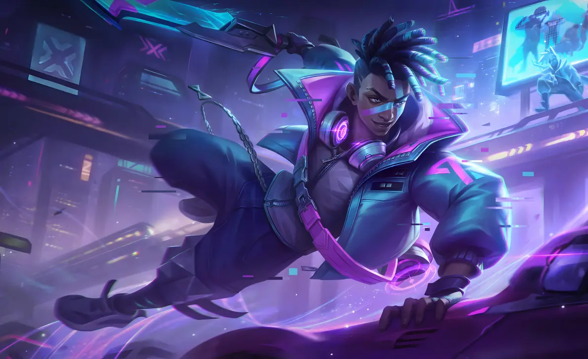 英雄联盟皮肤原画 时间刺客 艾克