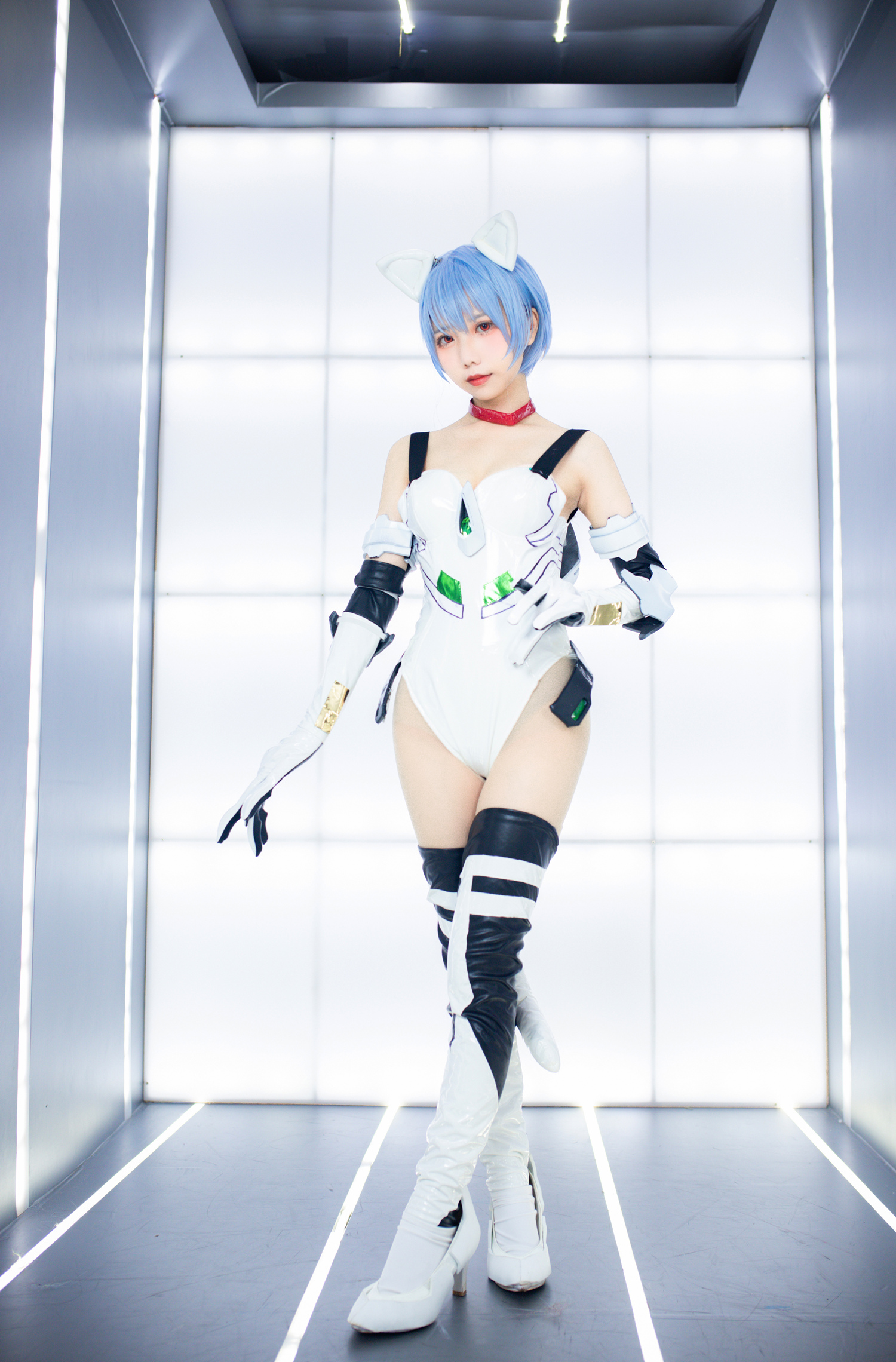 果咩酱W绫波丽cosplay1