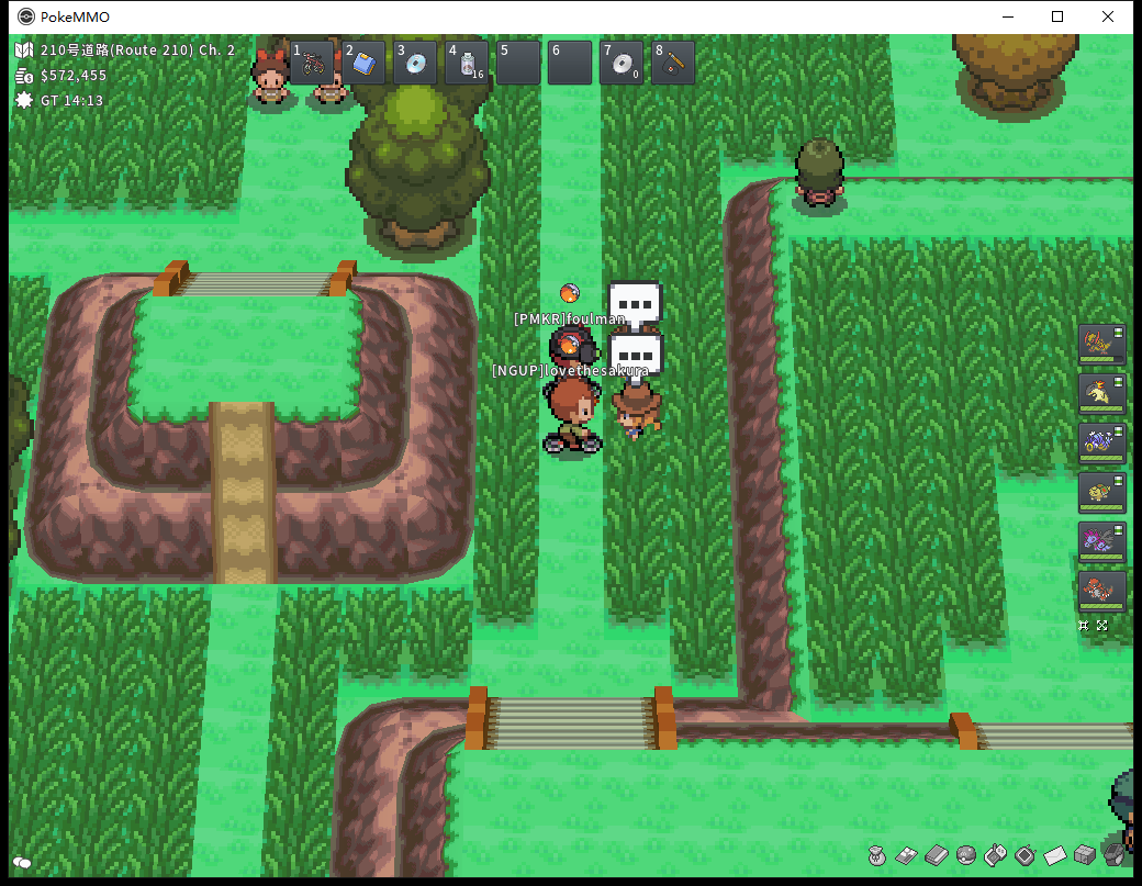 pokemmo神奥一周目没有全图鉴中级npc道馆搬砖攻略1小时252万金币