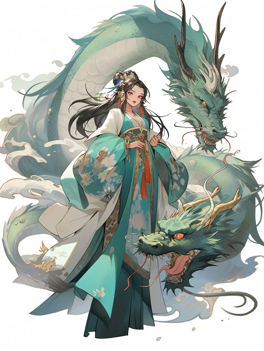 拟人化的中国龙