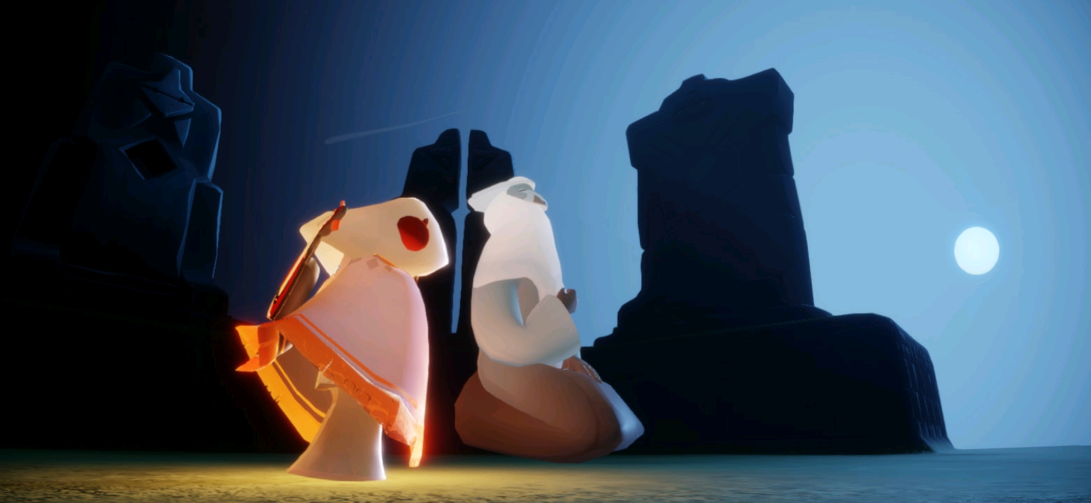 游戏 手机游戏 光遇萌新前几天捡了个萌新,带他