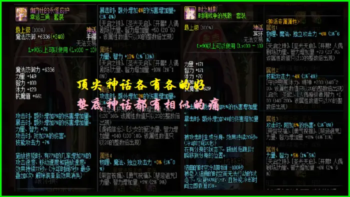 dnf大幽魂耳环成功逆袭新副本下神话排名吞噬套成最大黑马