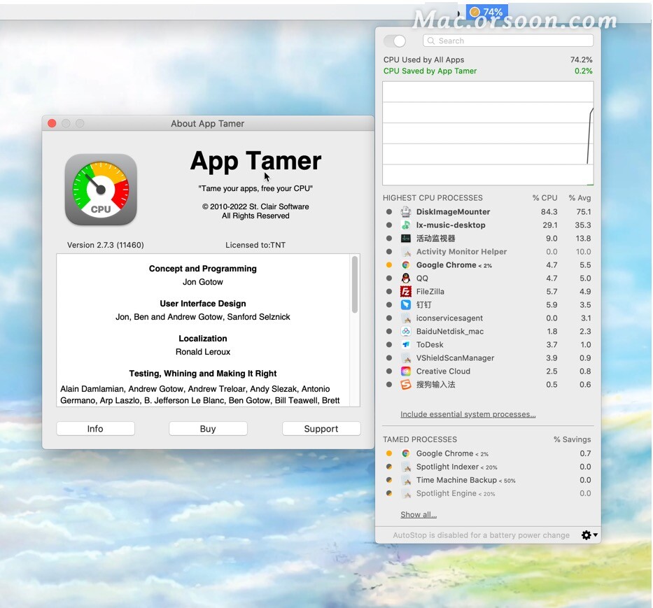 app tamer in app store