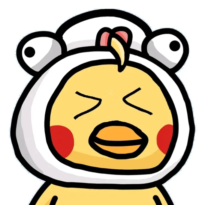 不同表情的鲲鲲