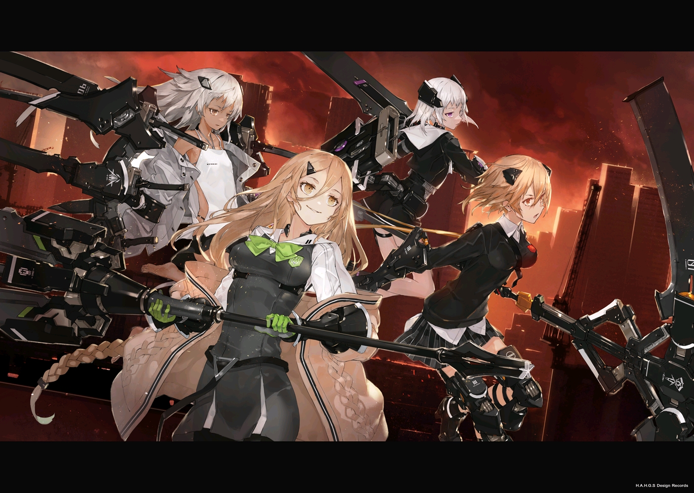 「pixiv」重兵装型女子高中生