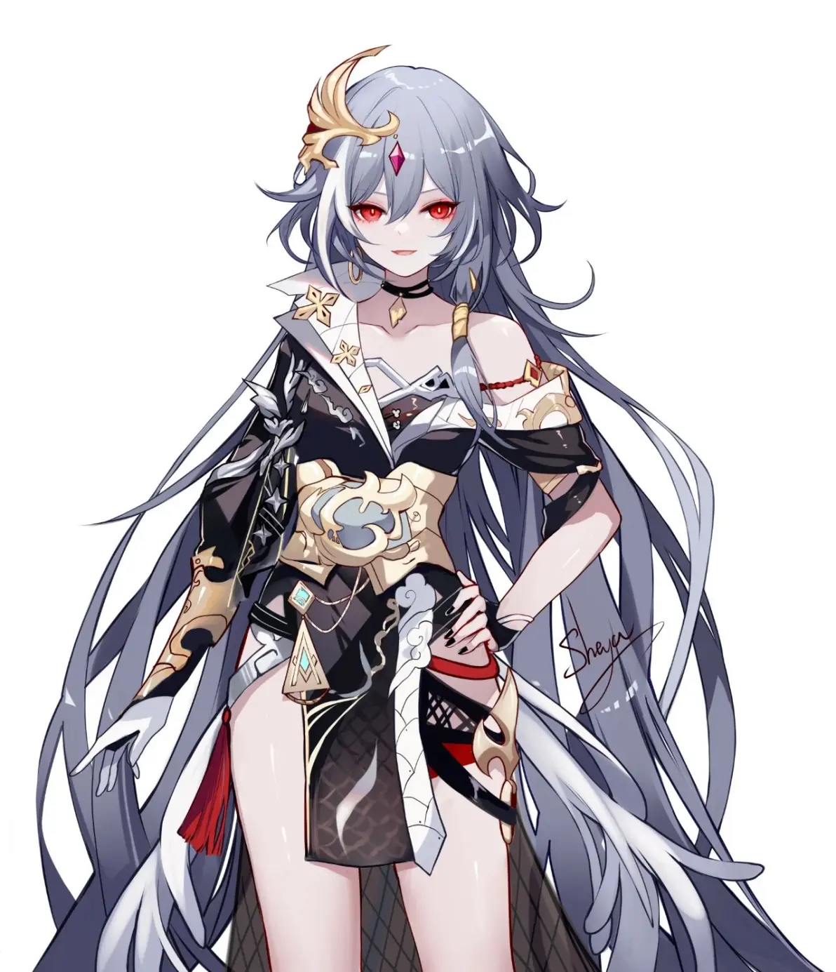 崩坏3符华高清美图:飒气十足,又不失温柔与妩媚的大姐姐!