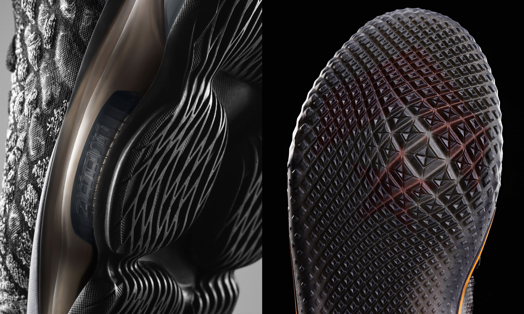 子雄所说到的 converse all star pro bb 与 lbj17 的鞋底纹路   via