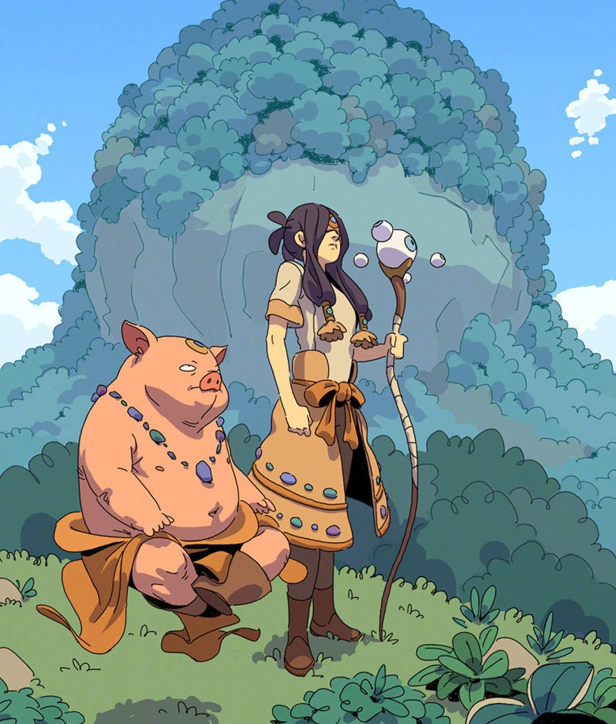 宫崎骏又出新作这组吉卜力风格插画也太治愈了吧