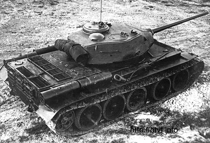 苏联对t44坦克的测试