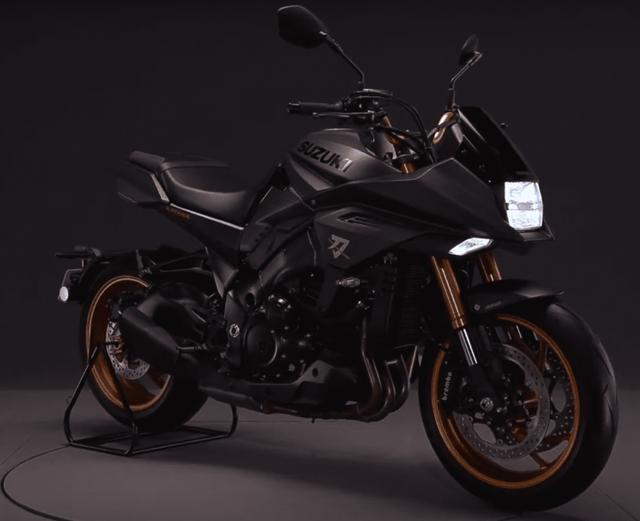 铃木发布新款公升街车katana,宛如两个红黑武士