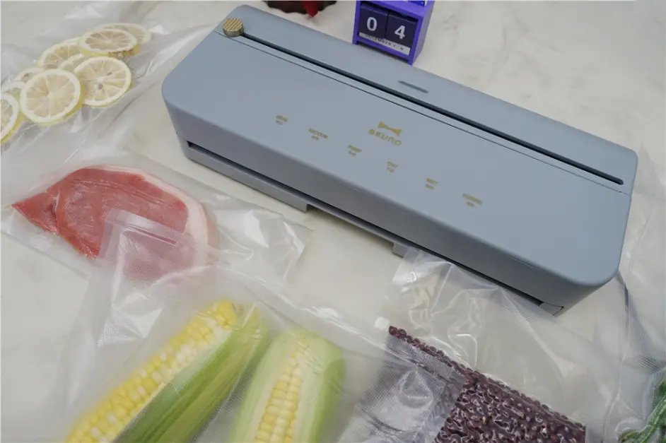 一放一按 锁住新鲜 Bruno多功能锁鲜机体验 哔哩哔哩