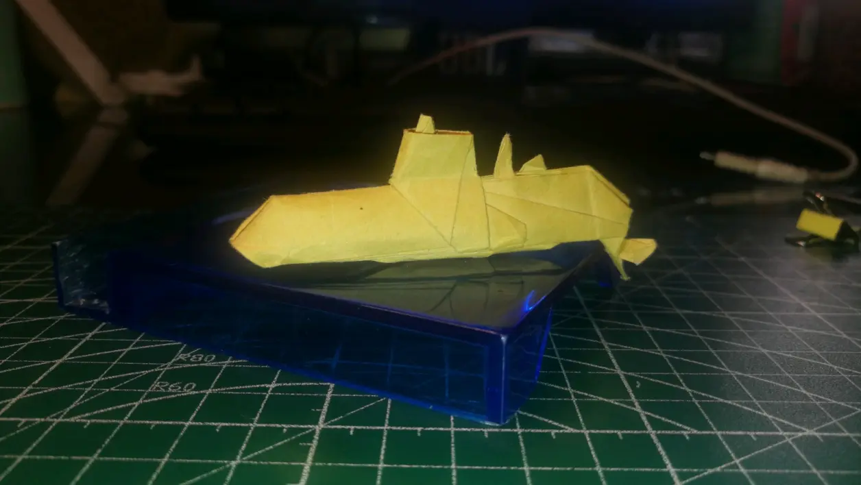 折纸潜水艇(仿折)