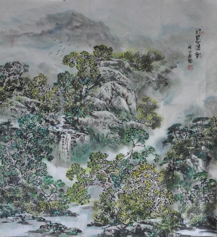 平分秋色,阳阳说画国庆中秋书画展—月圆天下