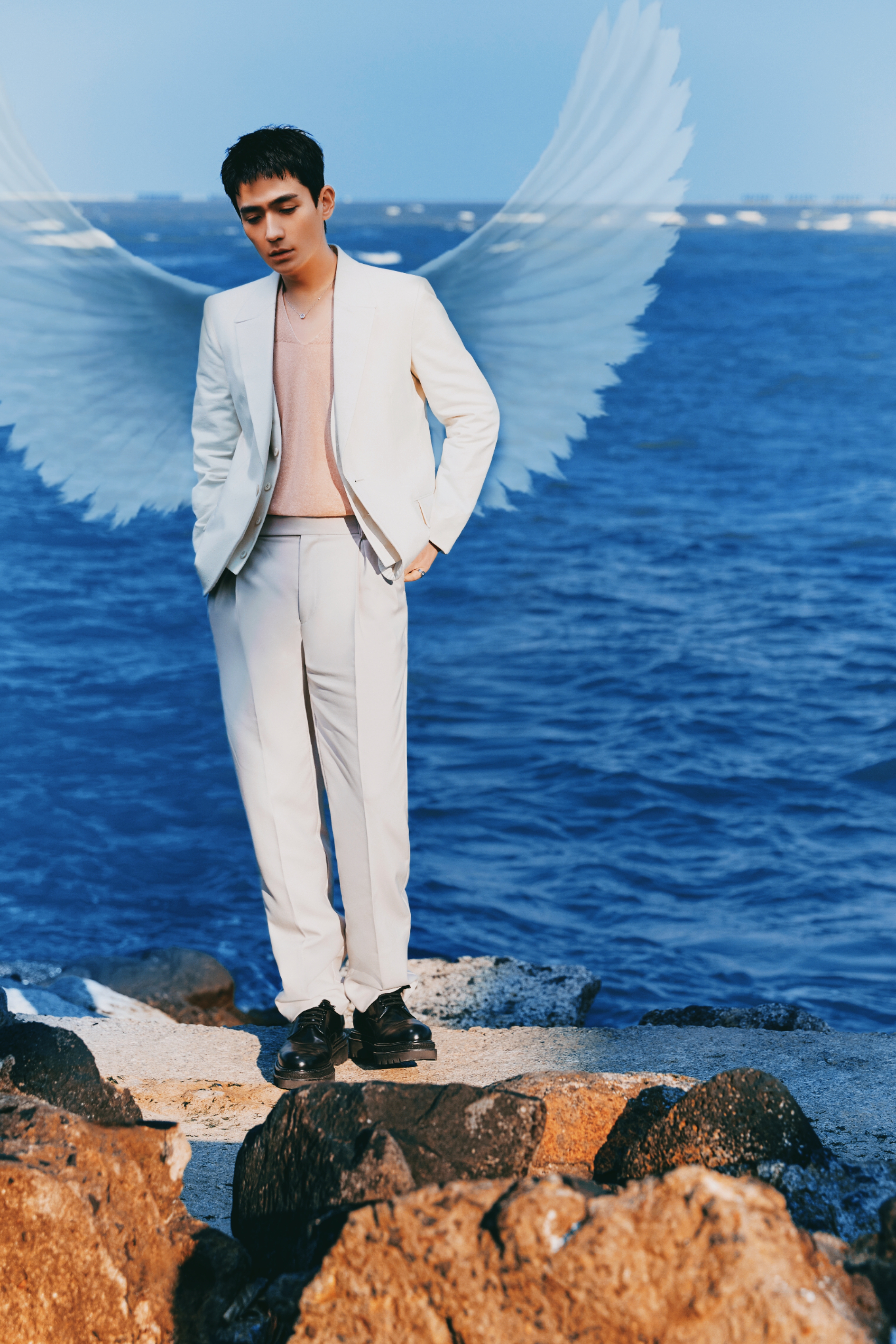 图文脑洞故事一天使与牧牛少年