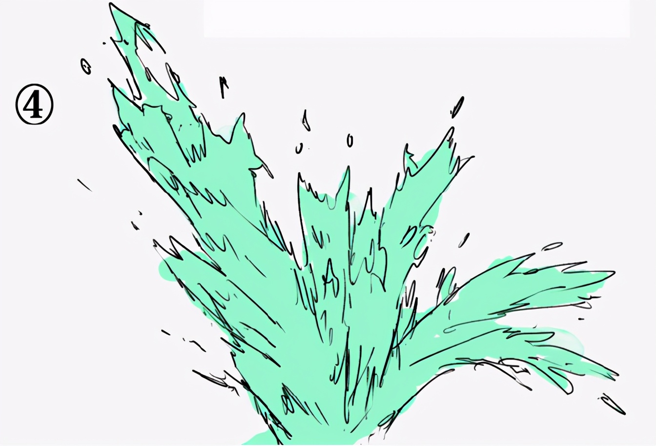 绘画初学者的苦恼!怎么画水的形状?各种水的表现形态画法思路!