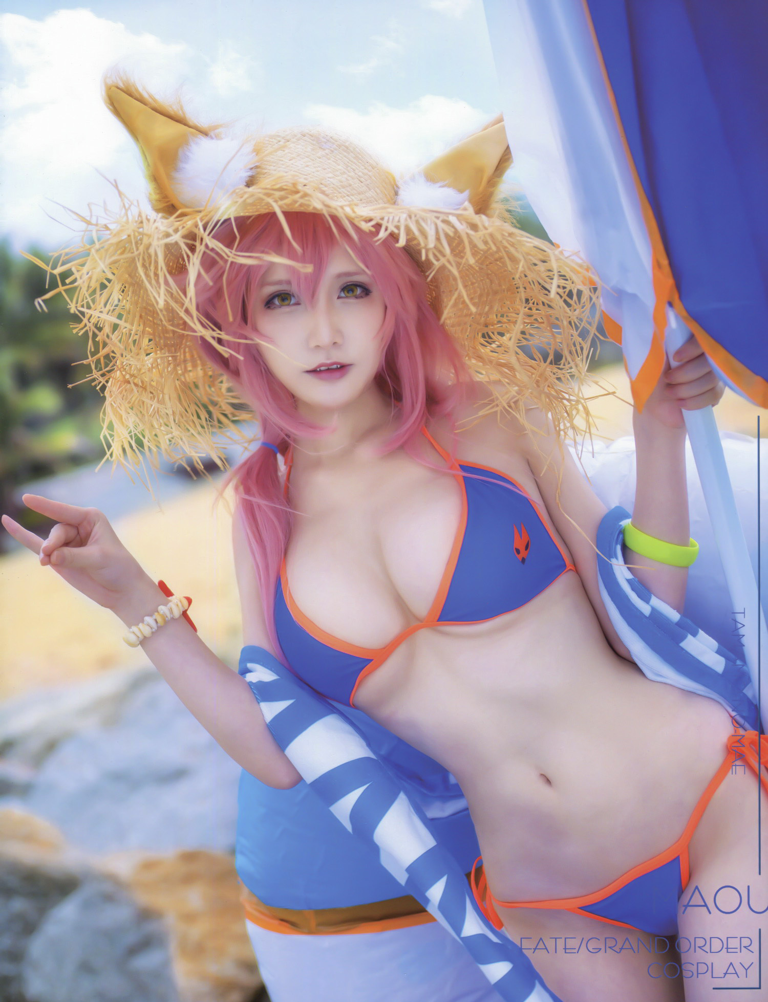 斗鱼一姐魔王在下萝莉控玉藻前cosplay7