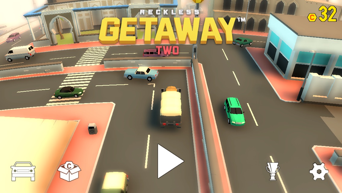 【手游推荐】卡通风逃亡—Reckless Getaway 2介绍 - 哔哩哔哩