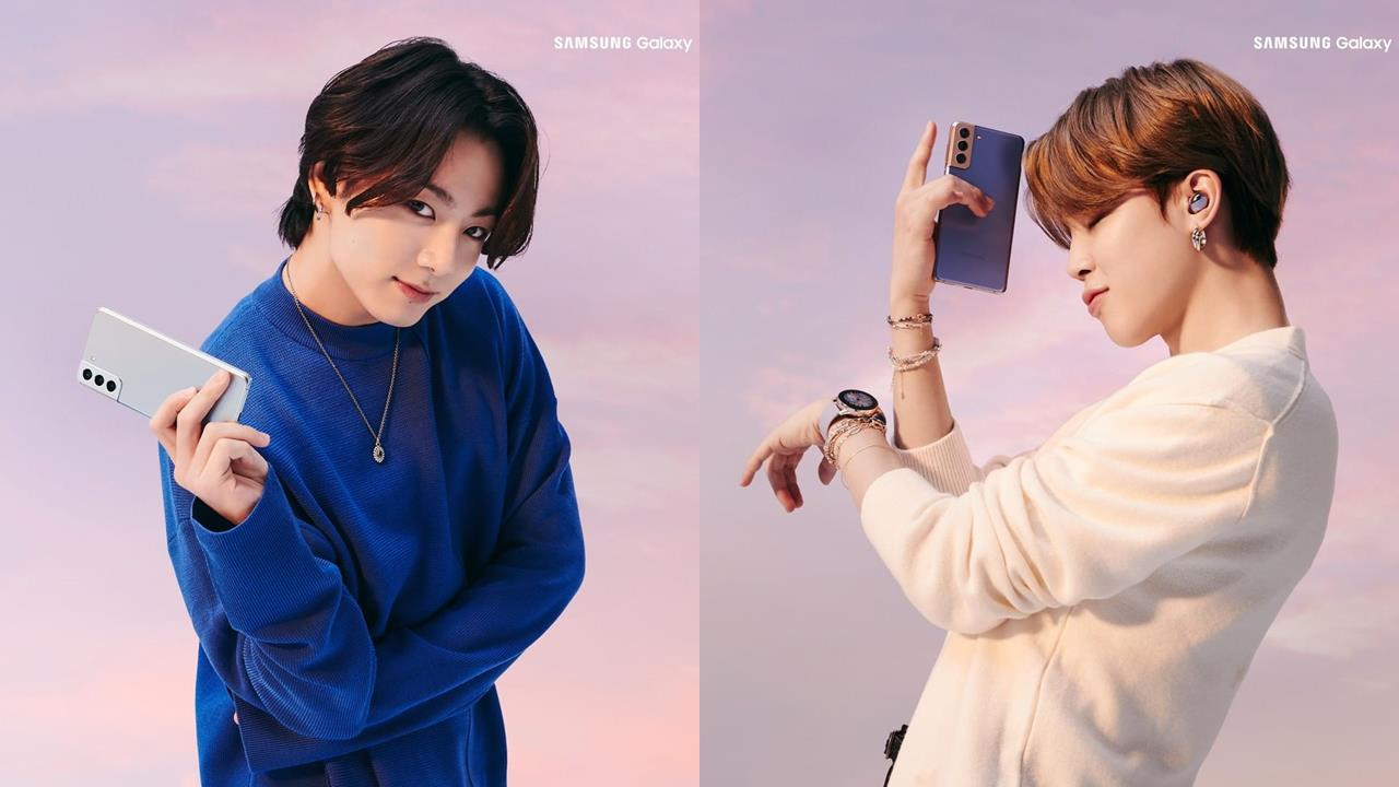 三星samsung成功让bts防弹少年团接续代言,公开7位「男友照」写真帅气