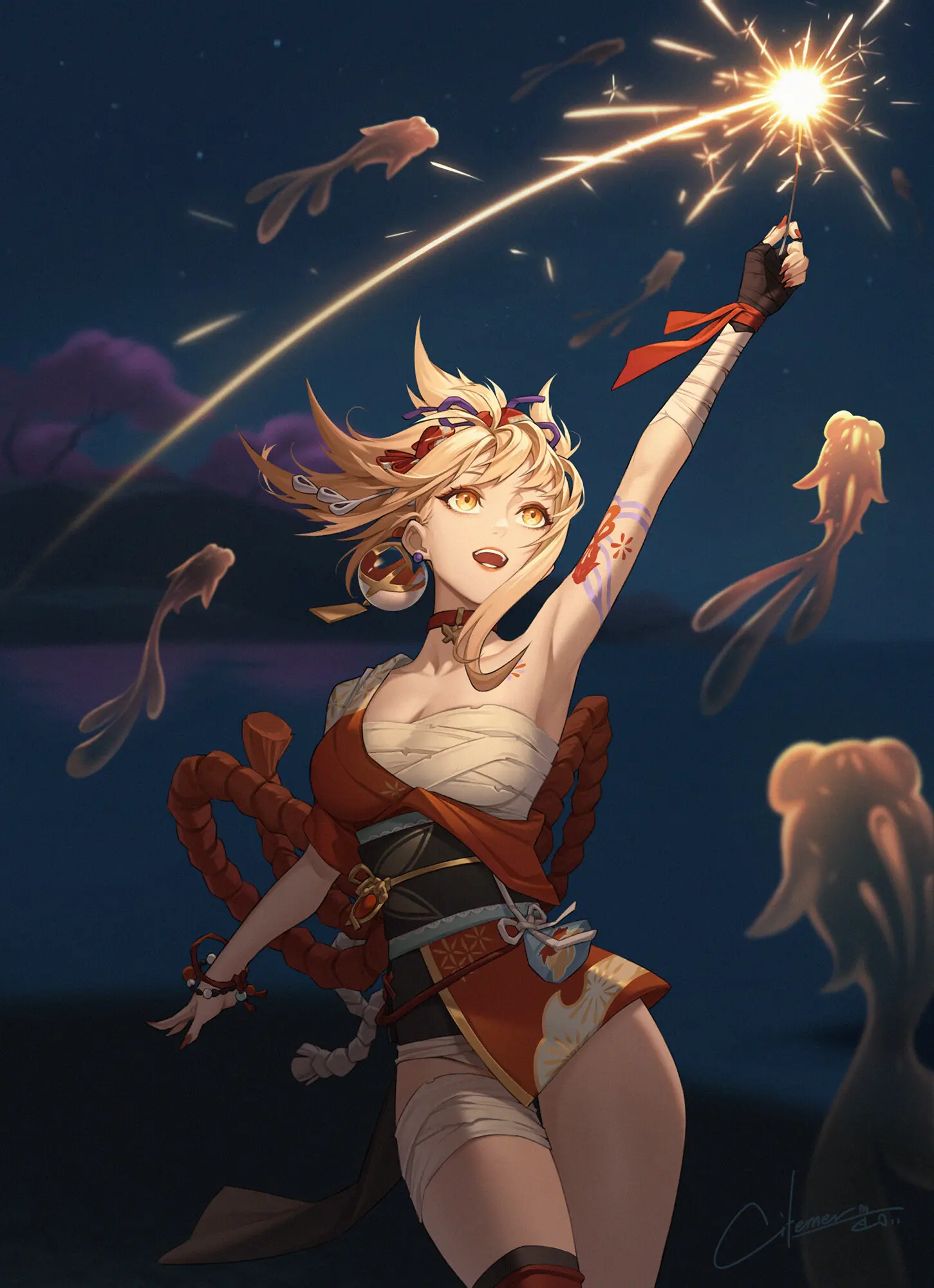 宵宫性感美图:别错过,会留下缺憾 | 原神宵宫高清壁纸特辑