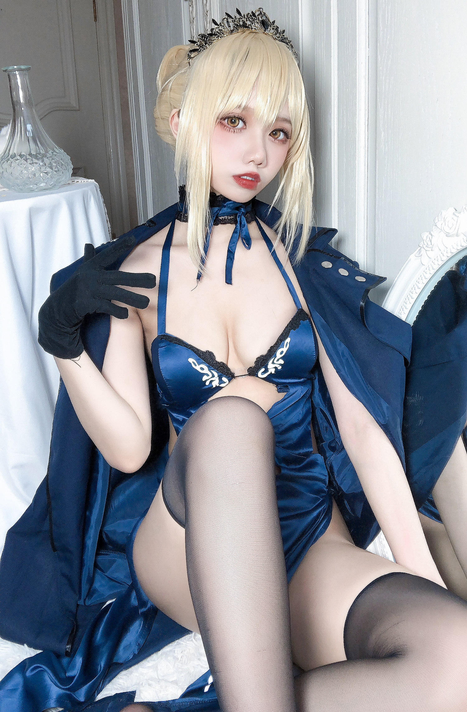 果咩酱w黑呆cosplay3