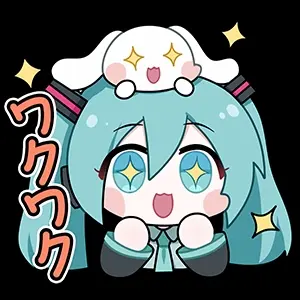 【pixiv表情包专栏】|「初音未来玉桂葱表情包」 - 哔哩哔哩