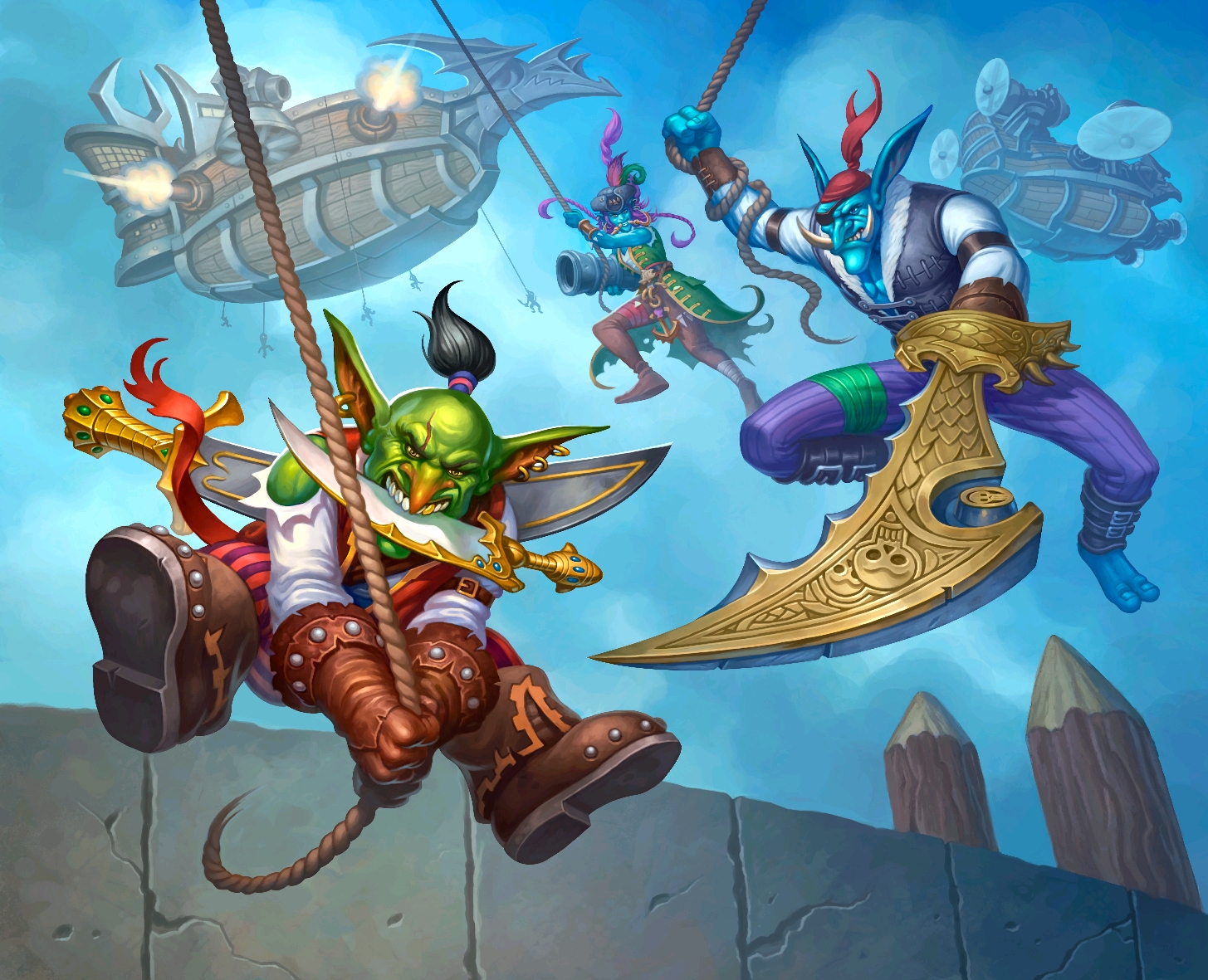 炉石传说原画拉斯塔哈大乱斗上