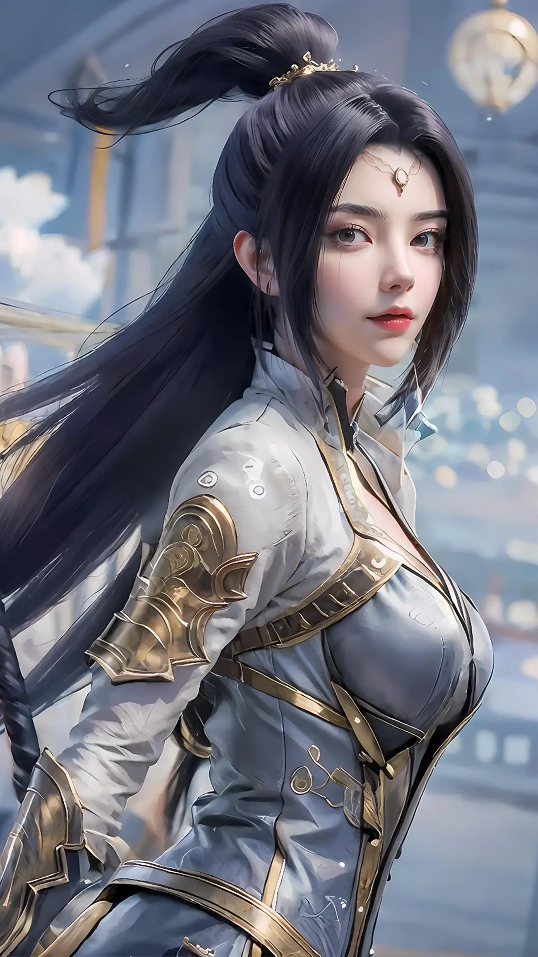 《斗破苍穹》国漫女神萧薰儿高清ai无水印手机壁纸!本文为我原创