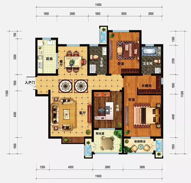 房地产小区户型图设计案例平面图