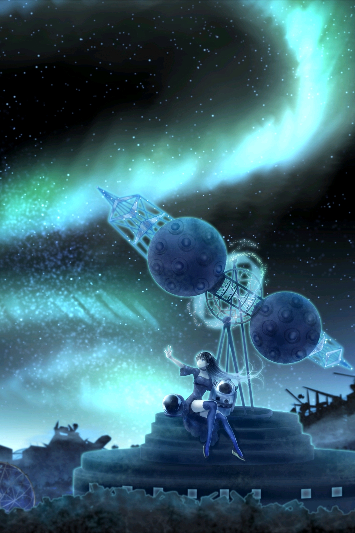 苍穹之上,浩瀚星光