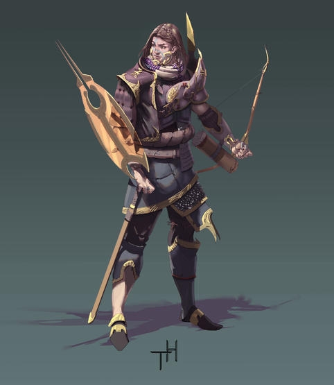 给帅到了!《守望先锋》半藏-同人作品&步骤图分享(thiago richau)