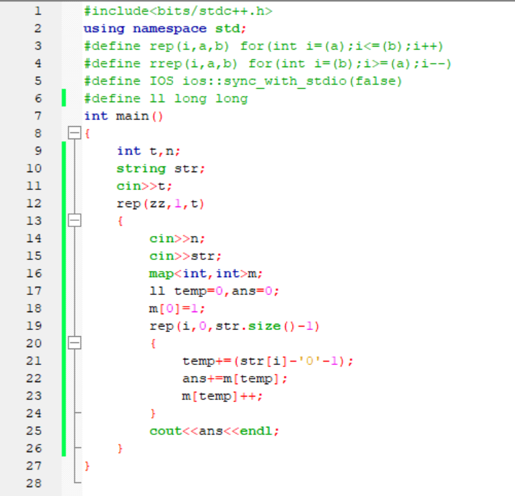 Codeforces 1398C Good Subarrays 1600分题目 题解 哔哩哔哩