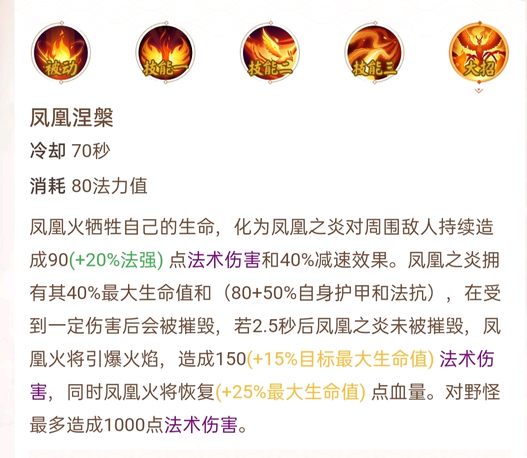 决战平安京凤凰火重做方案(个人设计)