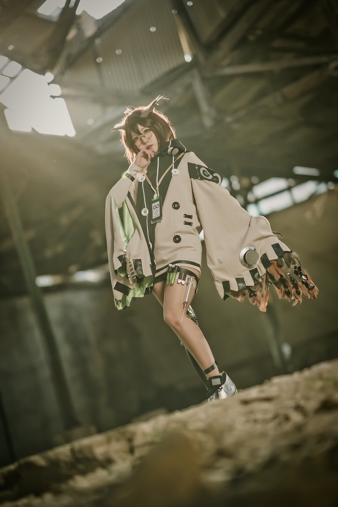 《明日方舟》赫默cosplay(转载)