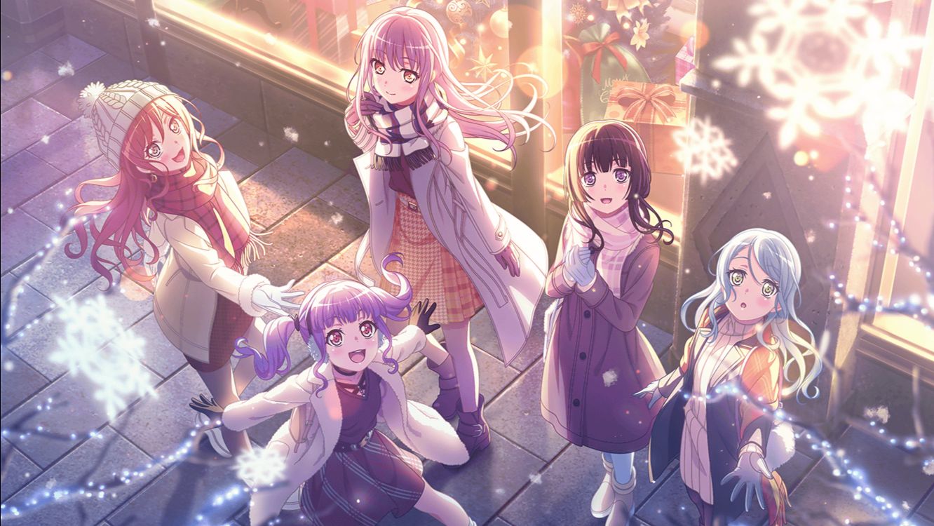 Bang Dream 活动壁纸第四十八期 Fes 圣诞限定 哔哩哔哩