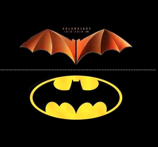 dc起诉西甲俱乐部瓦伦西亚称其纪念章抄袭蝙蝠侠logodc蝙蝠侠的标志就