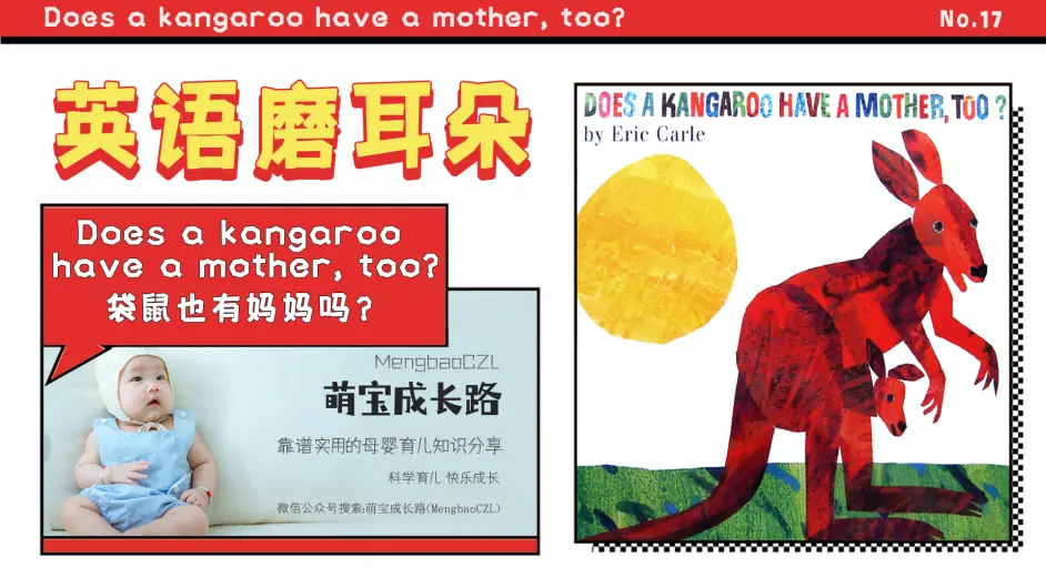 英语绘本丨does A Kangaroo Have A Mother Too袋鼠也有妈妈吗 哔哩哔哩