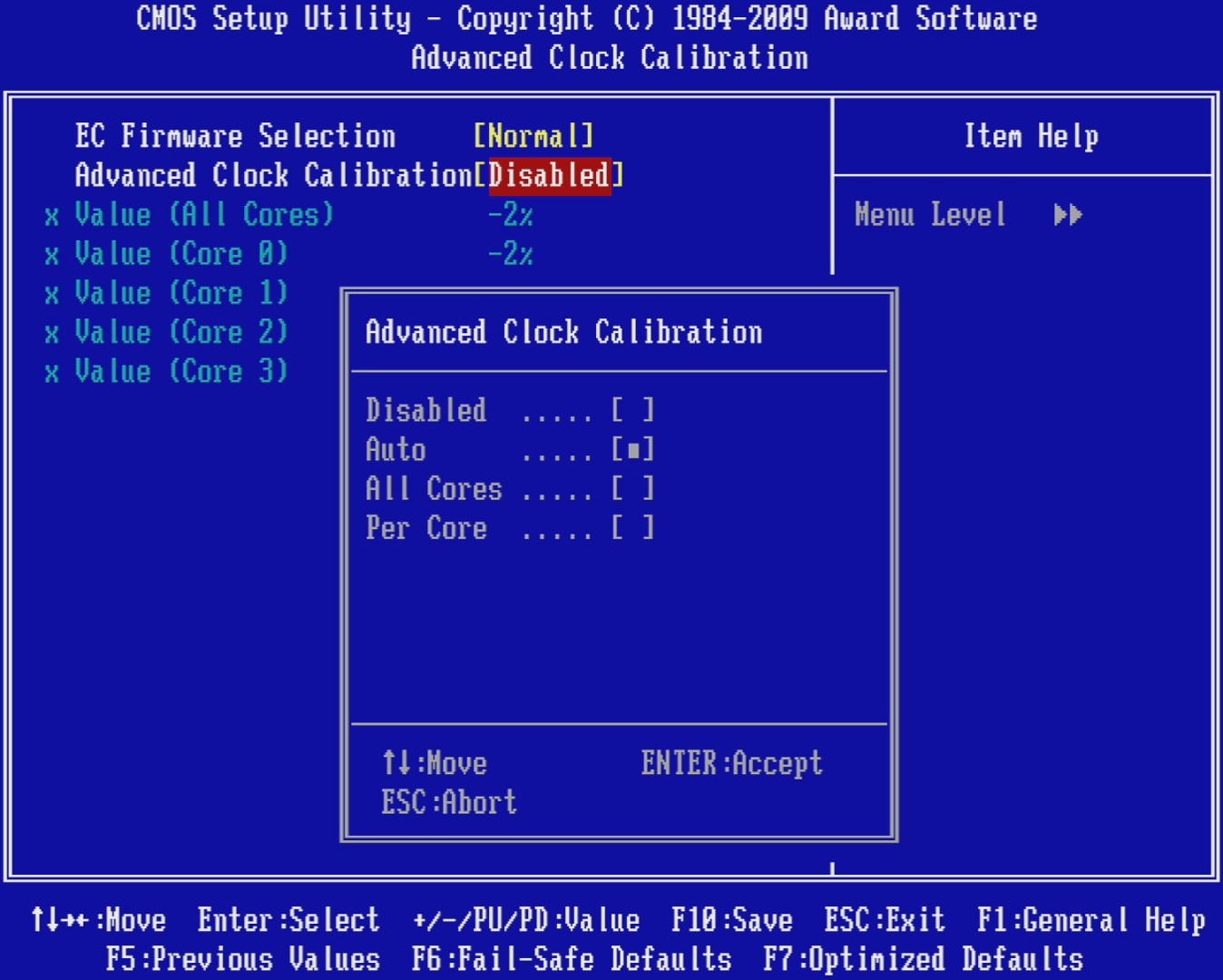 Advanced clock calibration bios что это