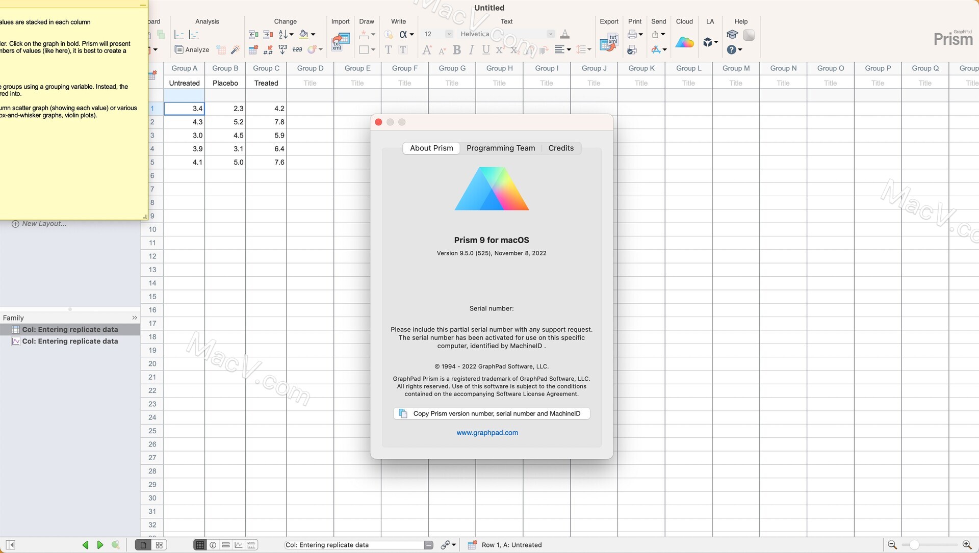 graphpad prism 9 for Mac(专业医学绘图分析软件) v9.5.0直装版 哔哩哔哩