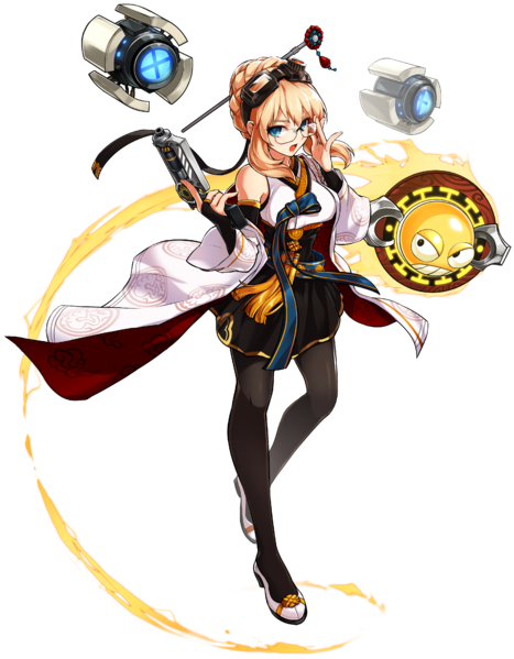 艾尔之光里的女枪各种转职立绘欣赏