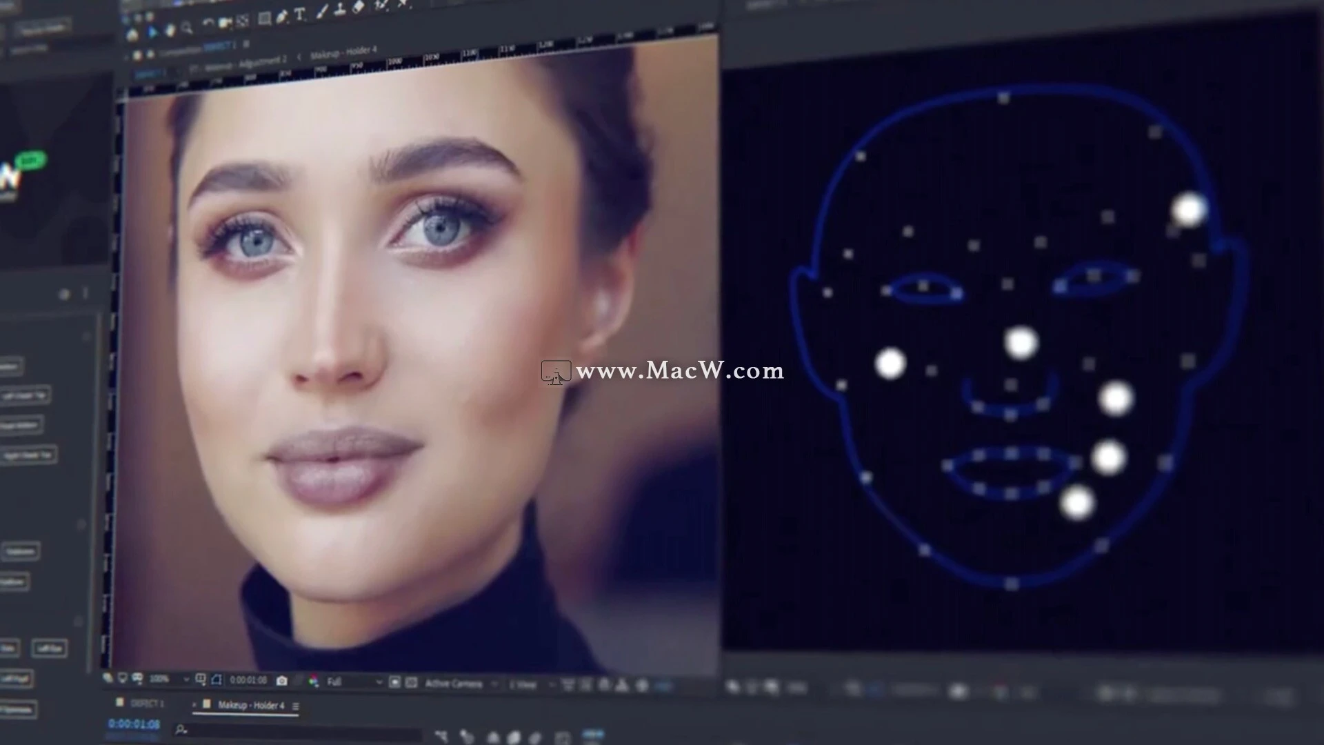 AE脚本 AE Face Tools(AE面部追踪美颜脚本) v4.1激活版 哔哩哔哩