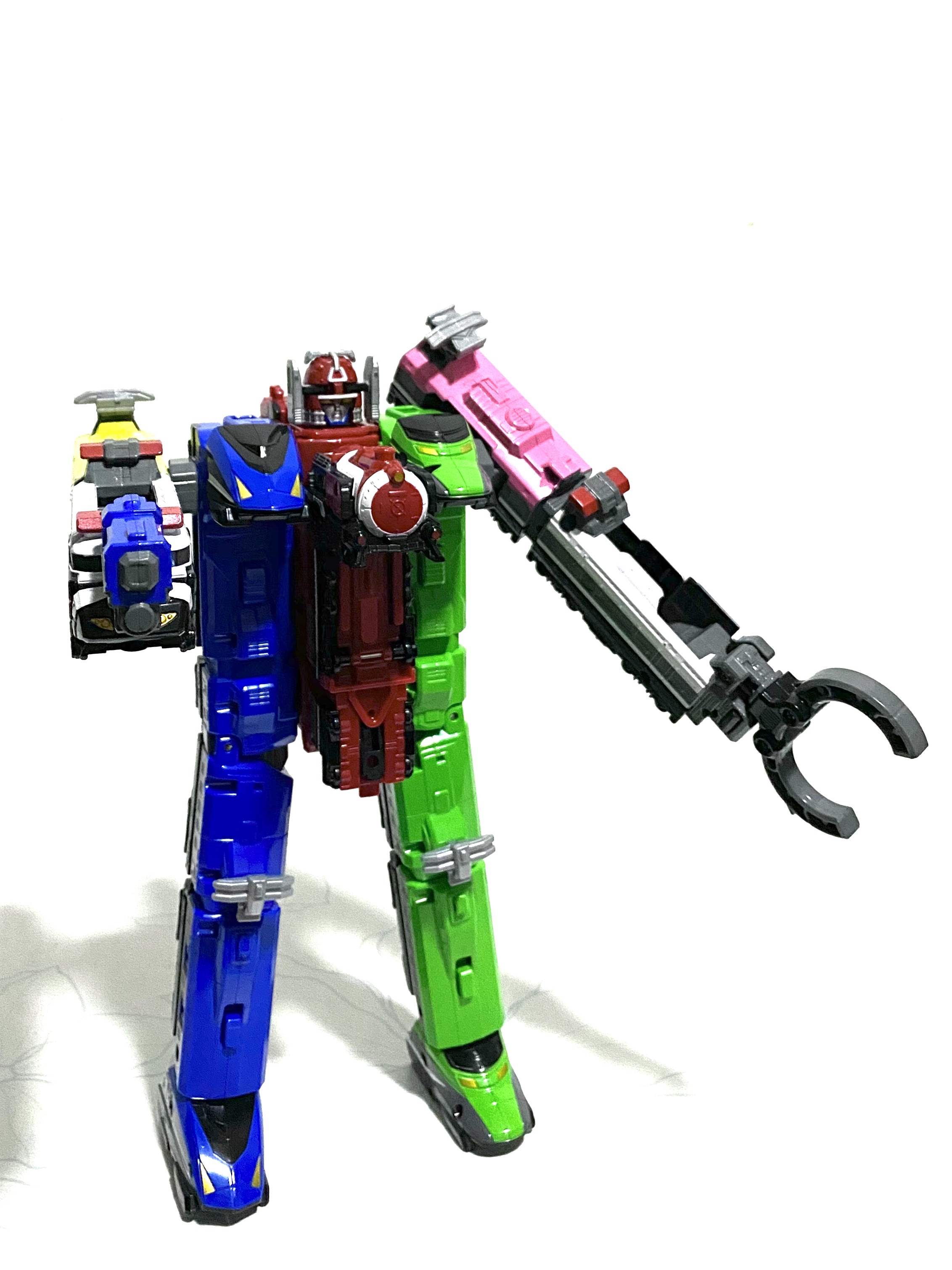 战队周边指南79 dx 烈车战队特急者 盾牌/钻头/警察/消防烈车 & 自创